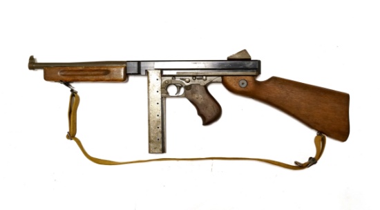 Thompson M1A1 Machine Gun with Original Parts and Dummy Receiver