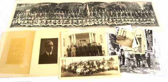 Lot of Mid 1920s Photos - Warren Military Academy Soliders Autos, Old Boat Trips, Etc.