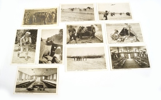 Lot of 10 Real Photo Postcards of Camp Robert, CA WWII US Soldiers