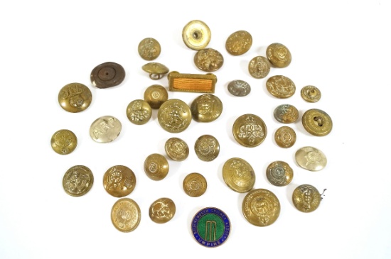Lots of Various Military Buttons - See Pictures