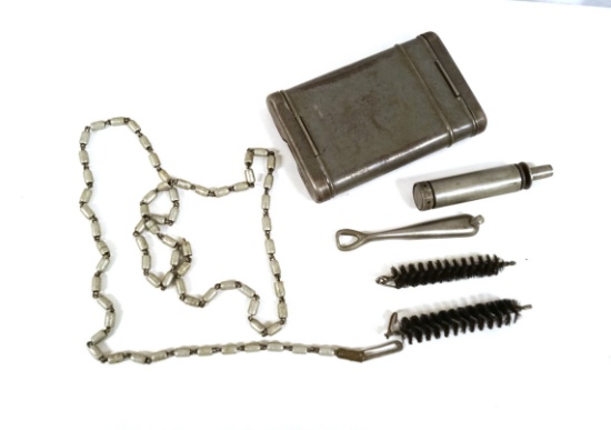 Original German WWII 98k K98k Rifle Cleaning Kit Deluxe- Marked G.Appel, Dated 1938