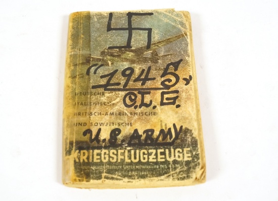 1943 German Aircraft Identification Booklet for Various Military Aircraft