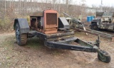 Lincoln Shield-Arc SA-250 Variable Voltage DC Arc Welding Power Source on M353 Welding Trailer