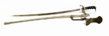 US M1902 N.S. Meyer Spartan Etched Dress Sword w/ Scabbard