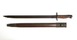 Original British WWI P-1907 Enfield Bayonet with Scabbard
