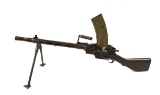RARE Original Madsen Model 1946 7.62 Cal Fixed Machine Gun with Magazine