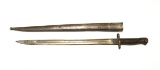 British WWI P-1907 Enfield Bayonet with Scabbard Manf. At Enfield