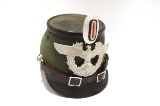 WWII Metropolitan German Police Officer Shako Helmet by Hans Romer