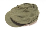 German Nazi Wool Cap with Eagle/Insignia Trapezoid