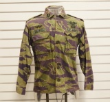 Vietnam War US Army Tiger Stripe Camouflage Shirt with Insignia Patches