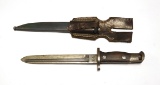 Rare Japanese Paratrooper Bayonet w/ Scabbard & Frog