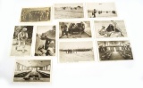 Lot of 10 Real Photo Postcards of Camp Robert, CA WWII US Soldiers