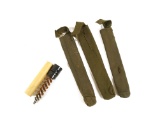 3 Canvas Case for M-14 Buttstock Cleaning Kits and Chamber Brush for M-14 7.62x51mm Unissued