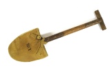 US WWI Trench Shovel w/ WWII Canvas Cover