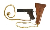 1943 Remington Rand US ARMY .45 M1911 A1 Pistol with Original Lanyard in US Holster
