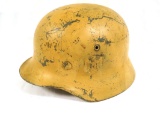 German Army M35 Afrika Korps DAK Brush Stroke Double Decal Helmet with Liner