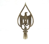 German Nazi Alluminum Flag Pole Top