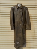 German WWII Leather Great Coat
