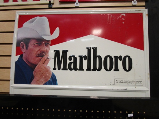 Metal Marlboro Cigarette Sign