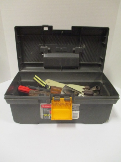 Rubbermaid 16" Toolbox with Contents