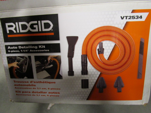RIDGID VT2534 6-Piece Auto Detailing Vacuum Hose Accessory Kit for