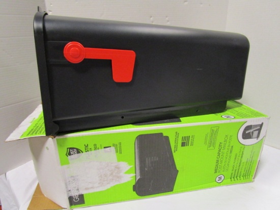 Gibraltar Mailbox - Plastic Black - Medium Capacity