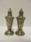 Pair of National Sterling Weighted Salt and Pepper Shakers