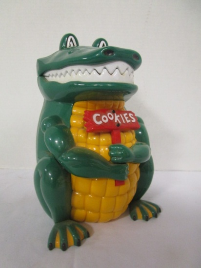 Talking Alligator Cookie Jar
