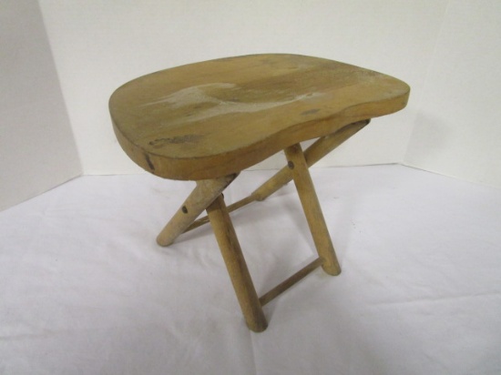 Vintage Wood Nevco Fold N' Carry Stool