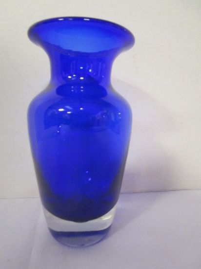 Pier 1 Blue Glass Vase