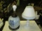 Blue/White Ginger Jar Lamp, Painted Wood Spindle Lamp and Painted Shade