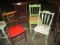 Four Wood Chairs