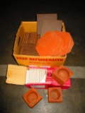 Box of Various Ceramic and Terra Cotta Tiles