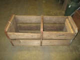 Vintage Divided Wood Crate