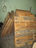 12 Wood Pallets with Cardboard Slip Sheets