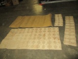 Pier 1 Jute Square Tile Rug and Woven Mat
