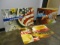 Three Double Sided Graphic Art Food Signs