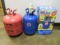 Three Helium Balloon Tanks