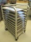 Aluminum Rolling Rack with 10 Trays