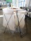 Three Metal Folding Racks with Two Cloth Liners