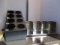 Stainless Steel Dispense-Rite Lid Rack and 8 Bin Cutlery Station