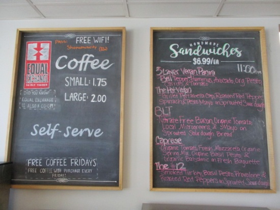 Two Wood Frame Chalkboards