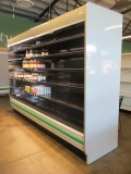 Hussmann 10' Narrow Drink Cooler with Night Curtains