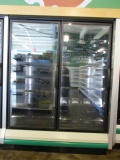 Hussmann 2 Door Frozen Meat Freezer