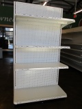 Gondola Shelving End Cap with 4 Shelves