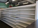 19' Double Sided Gondola Shelving with One End