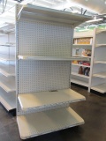 Gondola Shelving End Cap with 4 Shelves