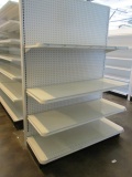 Gondola Shelving End Cap with 4 Shelves
