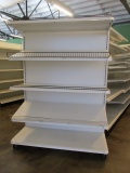 Gondola Shelving End Cap with 5 Shelves