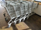 5 Technibilt Full Size Shopping Carts
